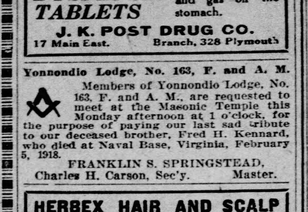 1918-2-11 Kennard_Fred Obit Yonnondio Lodge_Mon_.jpg