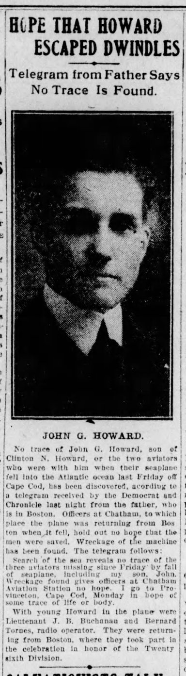 Howard_John_Gould World War 1 Democrat_and_Chronicle_Mon__Apr_28__1919_