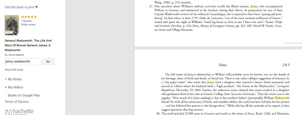 Jenny Wadsworth from General Wadsworth book part 2