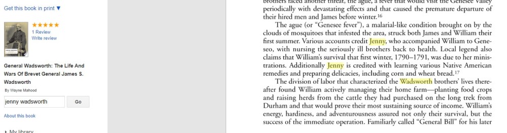 Jenny Wadsworth from General Wadsworth book part 3