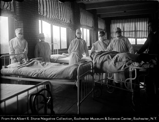 1918 porch of Rochester General